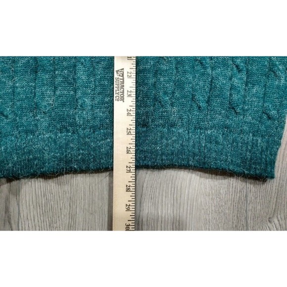 Vintage Eric Rhodes Sweater Mens Size Medium Crew Neck Long Sleeve Green - Picture 5 of 5